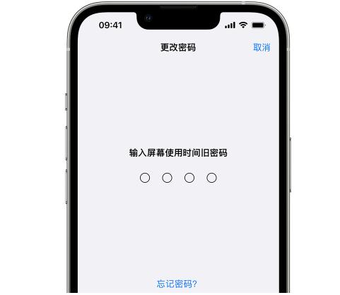 阜城iPhone屏幕维修分享iPhone屏幕使用时间密码忘记了怎么办 