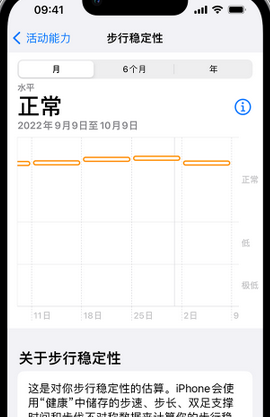 阜城iPhone手机维修如何在iPhone开启'步行稳定性通知'