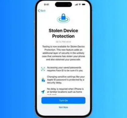 阜城苹果授权维修店分享被盗设备保护功能开启方法