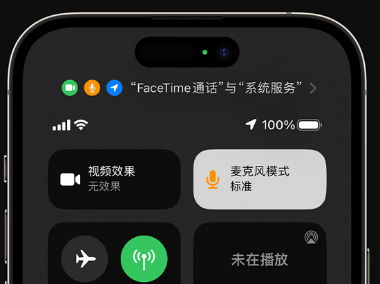 阜城苹果授权维修网点分享iPhone在通话时让你的声音更清晰 