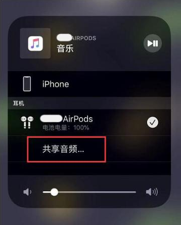 阜城苹果14音频维修点分享iPhone14音频共享设置方法 