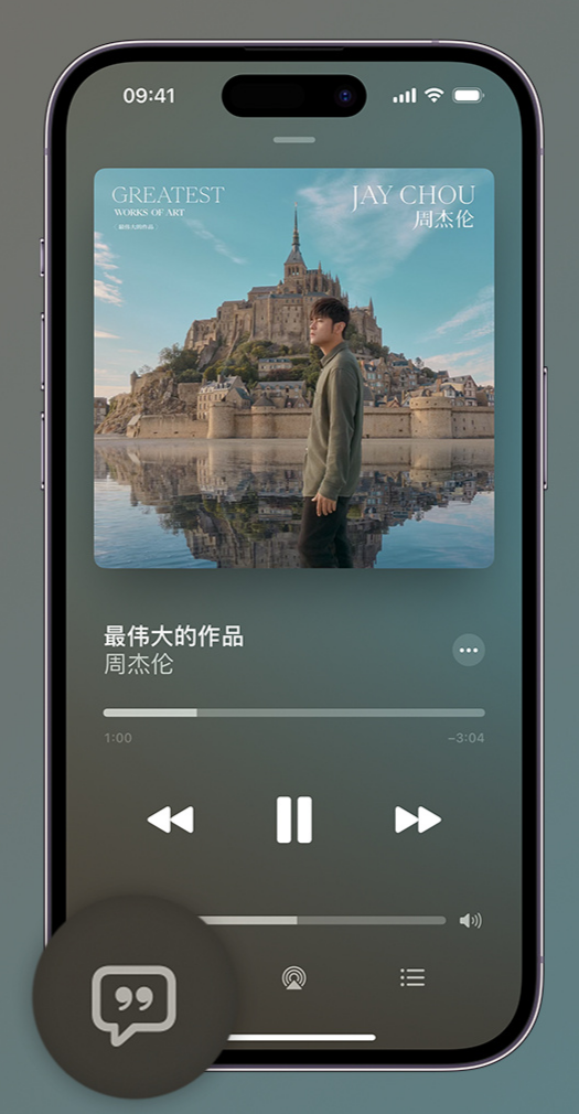 阜城iphone维修分享如何在iPhone上使用Apple Music全新唱歌功能 