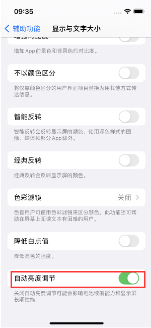 阜城苹果15维修店分享iPhone 15 Pro系列屏幕亮度 