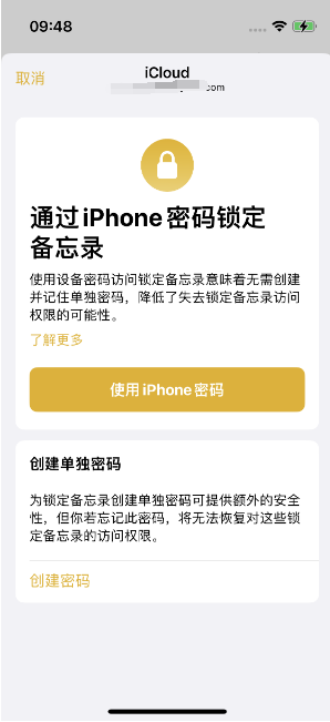 阜城苹果14维修店分享iPhone 14备忘录加密方法教程 