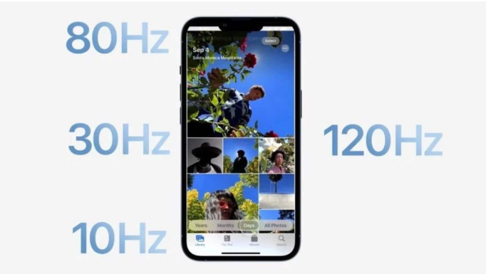 阜城苹果14维修分享iPhone 14有高刷吗 