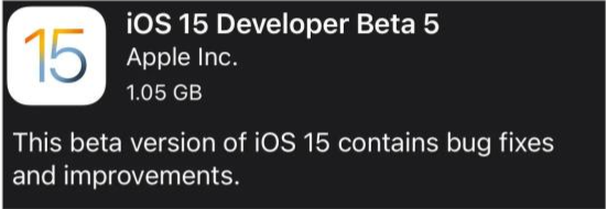 阜城苹果手机维修分享如何升级到iOS15.0 beta5 