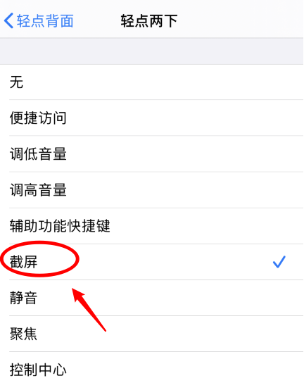 阜城苹果手机维修分享iPhone12如何启用双击截屏 